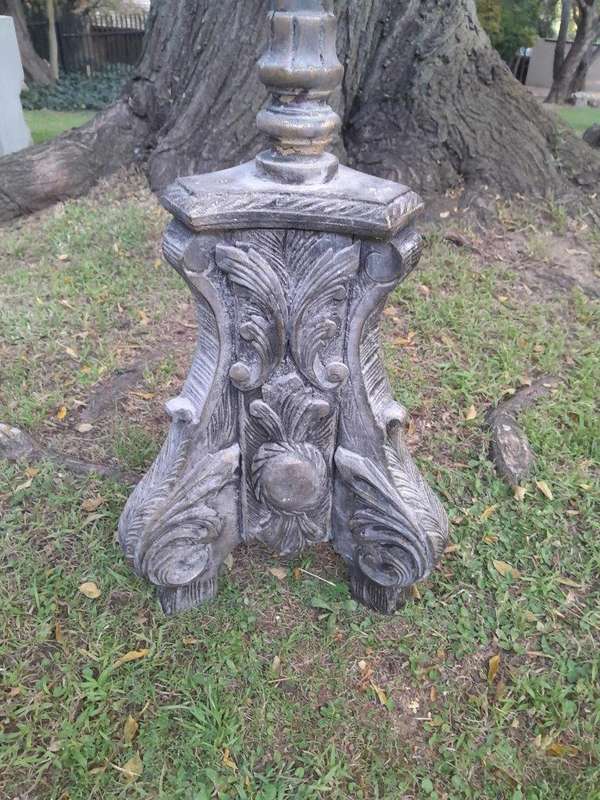 A French Style Gilt-Wood Large Floor or Table Candle Holder