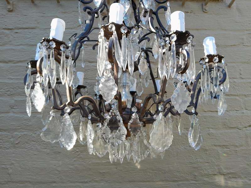 A 20TH Century French Style Crystal Chandelier