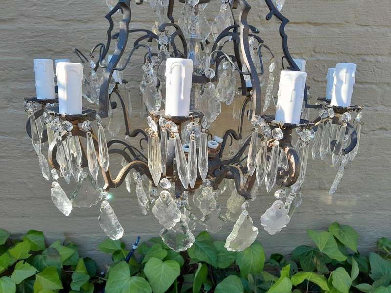 A 20TH Century French Style Crystal Chandelier