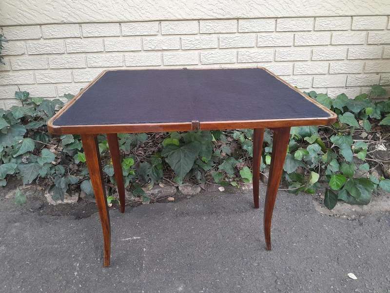 A 19th Century  French Walnut Chess And Games Table