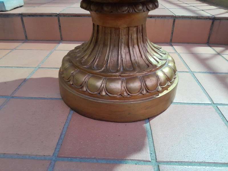 A  20th Century Of Gilt-Paint Bronze Urns ND