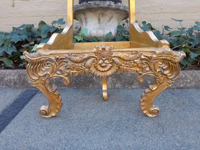 A Rare 20TH Century French Rococo Style Ornately Carved and Hand Gilded Easel