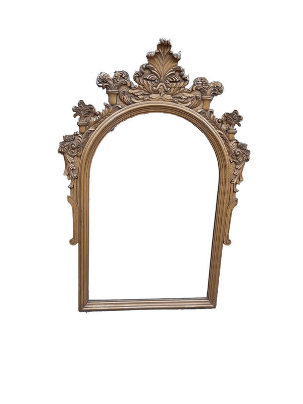 A 20th Century French Style Giltwood Mirror