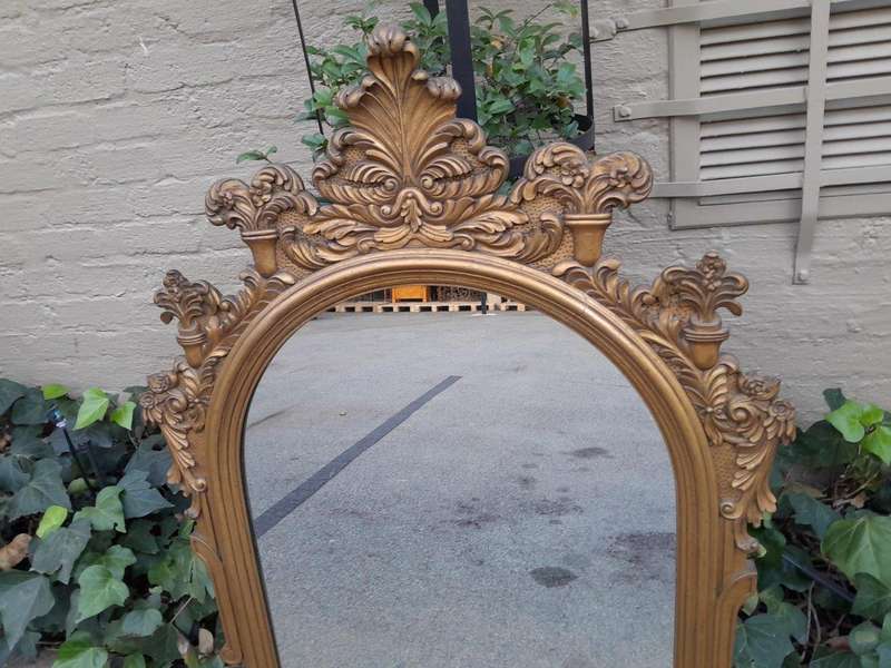 A 20th Century French Style Giltwood Mirror