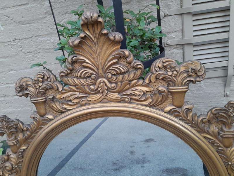 A 20th Century French Style Giltwood Mirror