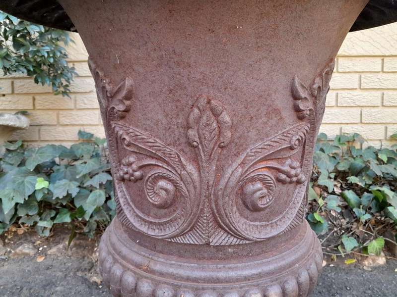 A  20th Century French Cast Iron Urn of Large Proportion