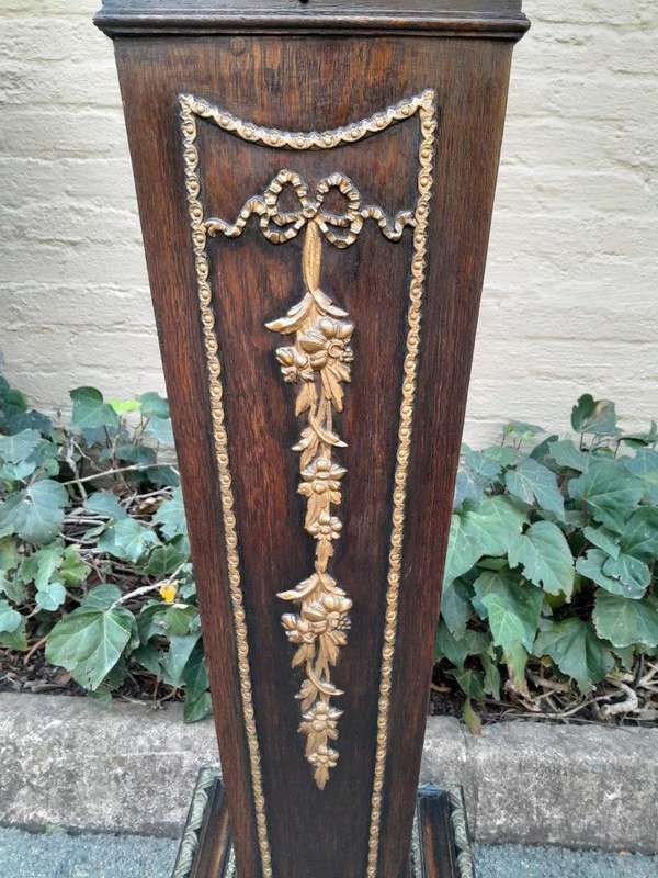 An Antique 19th Century Gilt and Ebonised Pedestal