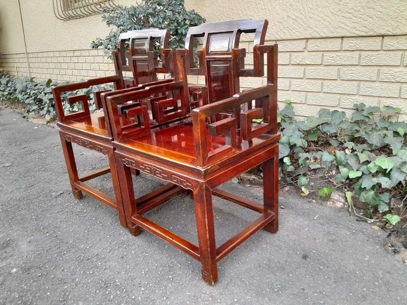 A Pair of Chinese Armchairs