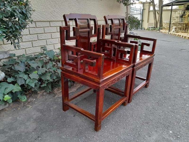 A Pair of Chinese Armchairs