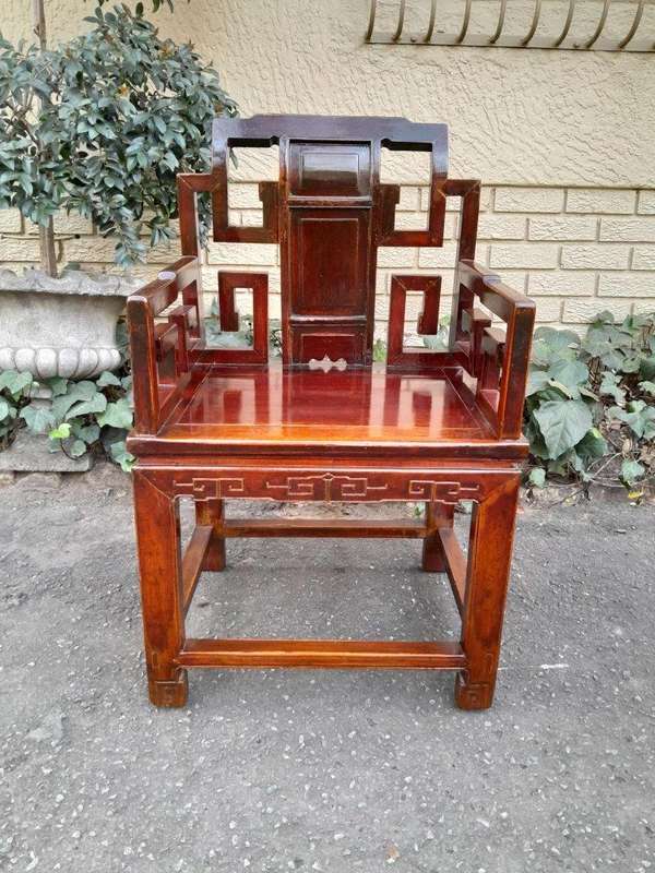 A Pair of Chinese Armchairs