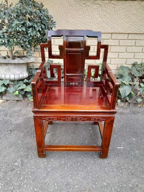 A Pair of Chinese Armchairs