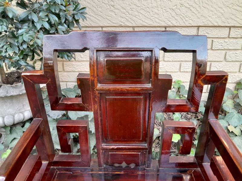 A Pair of Chinese Armchairs