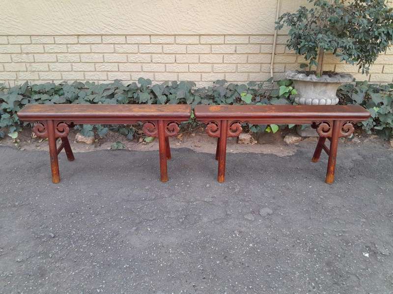 A 20th Century Pair of Elm Spring Chairs