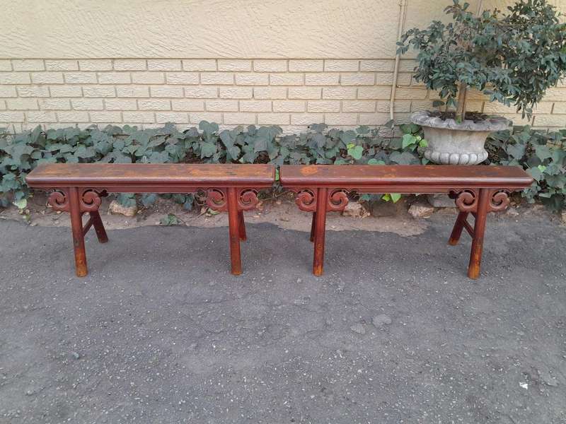 A 20th Century Pair of Elm Spring Chairs