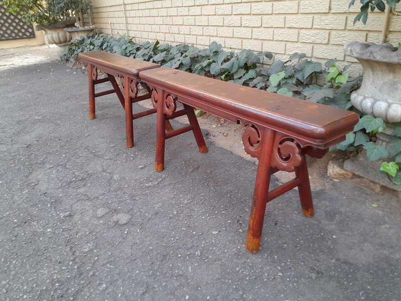 A 20th Century Pair of Elm Spring Chairs