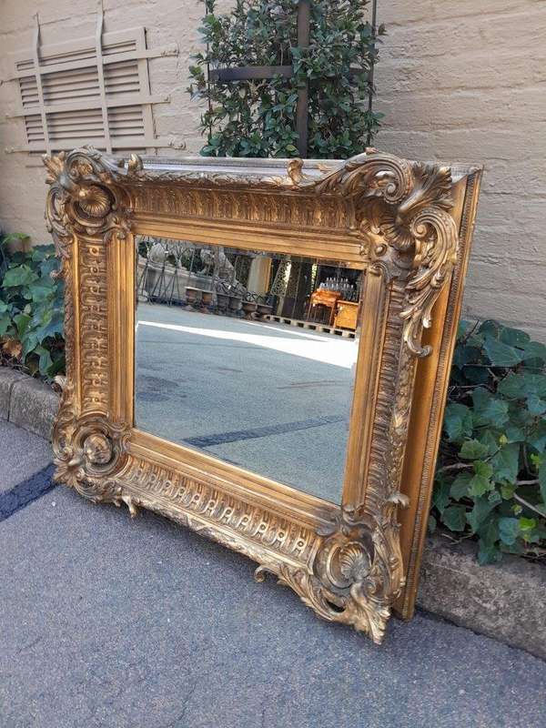 A 20th Century Giltwood And Gesso Frame