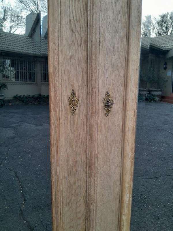 A 20th Century French Oak Armoire In A Contemporary Bleached Finish