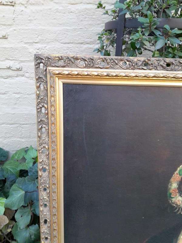 A 19th / 20th Century Oil On Canvas Painting By Continental School