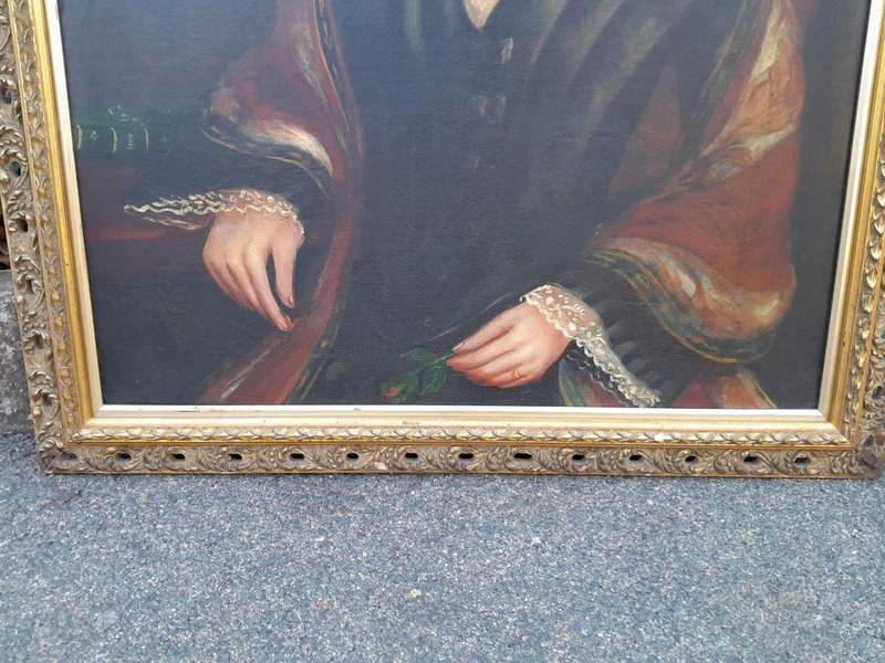 A 19th / 20th Century Oil On Canvas Painting By Continental School