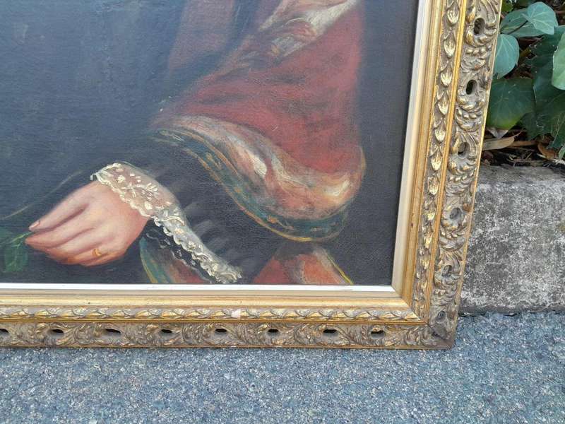 A 19th / 20th Century Oil On Canvas Painting By Continental School