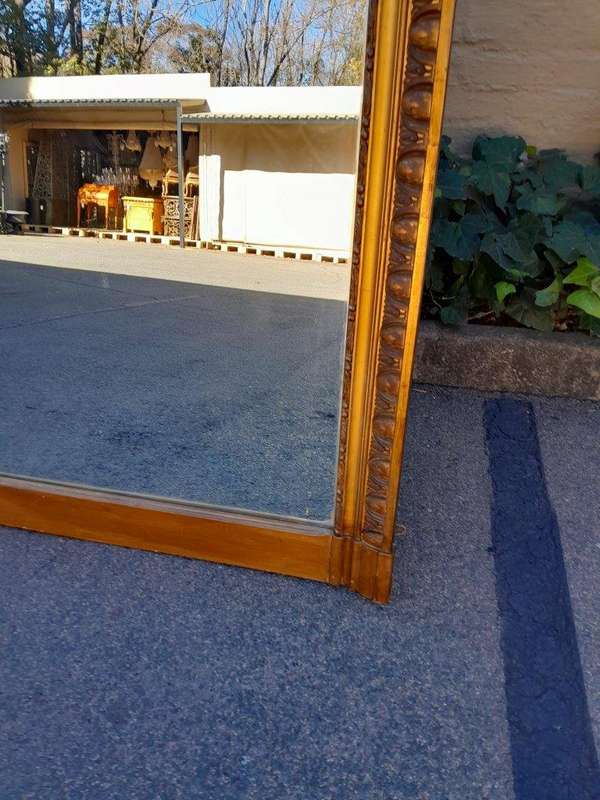 A 19th Century French Giltwood And Gesso Mirror Of Large Proportions ND