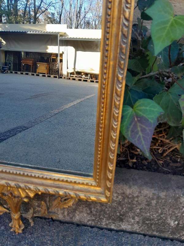 A 20th Century French Style  Gilded Mirror