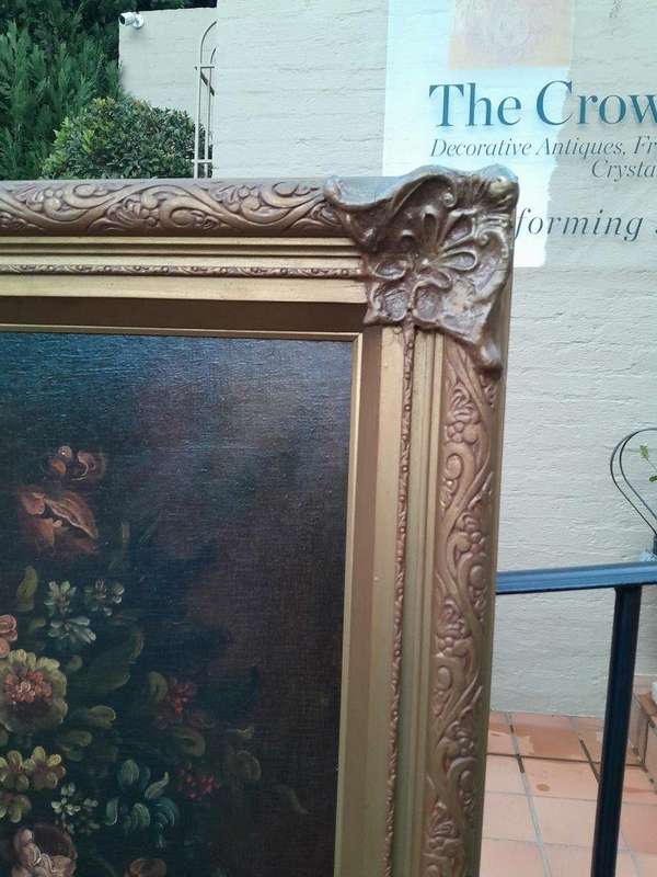 A 20th Century Oil On Canvas Flower Painting
