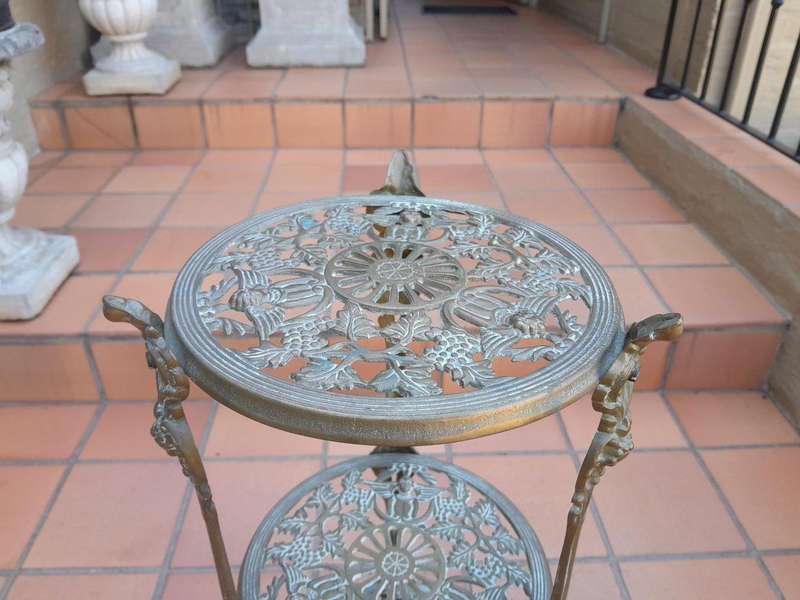 A 20th Century Three Tier Brass Display Stand