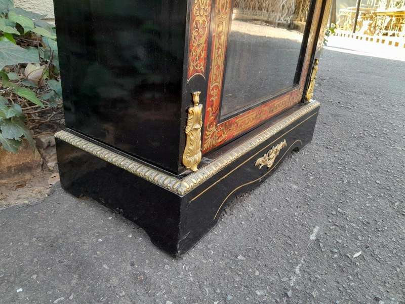 An Antique 19thcentury French Boulle, Ormolu And Ebonised Cabinet