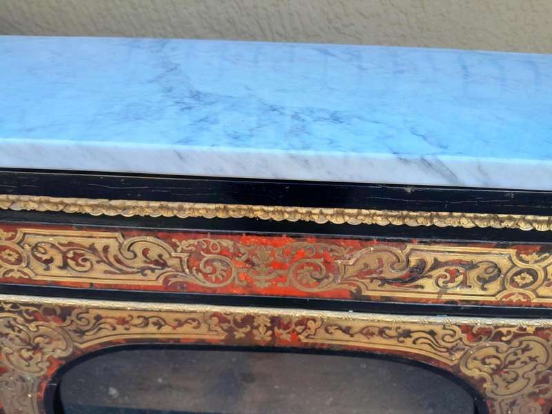 An Antique 19thcentury French Boulle, Ormolu And Ebonised Cabinet