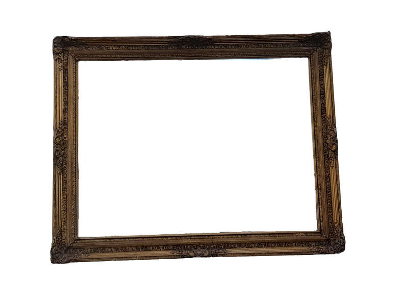 A Massive 20TH Century French Style Ornately Carved And Gilded Bevelled Mirror Of Large Proportions
