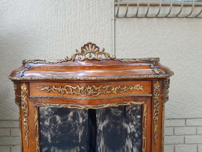 A 19TH Century French Vitrine With Glazed Doors
