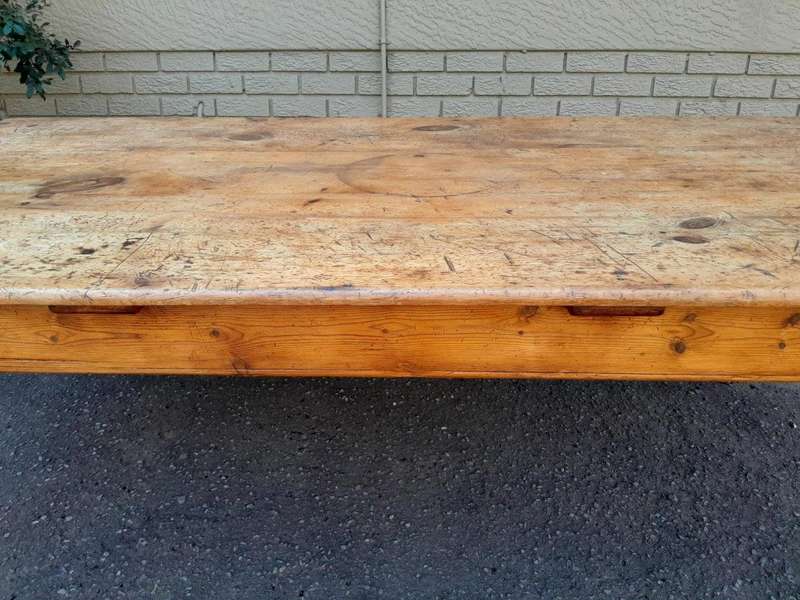 An Antique / 19th Century Cape Wooden Dining / Kitchen Table