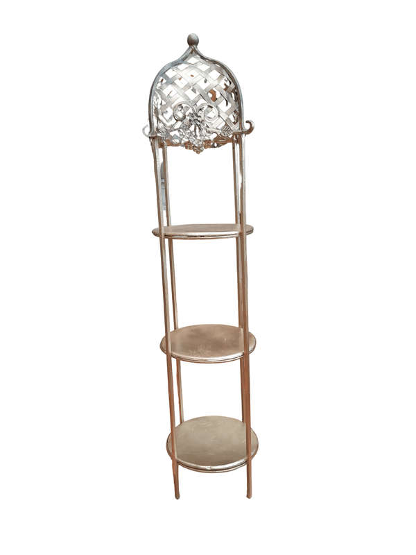 A 20th Century Hand Gilded with Gold Leaf Cake / Display Stand