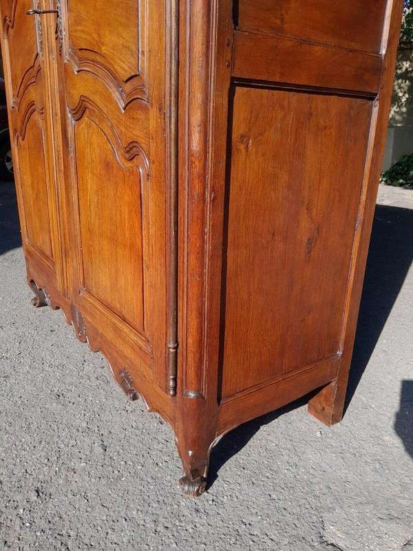 A 19th Century French Carved Oak Armoire