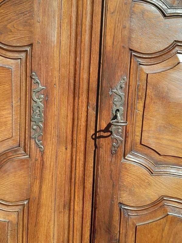 A 19th Century French Carved Oak Armoire