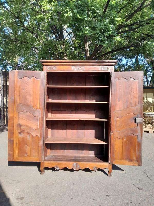 A 19th Century French Carved Oak Armoire