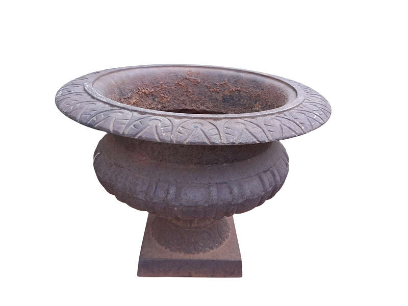 An Antique Victorian Cast Iron Jardinière