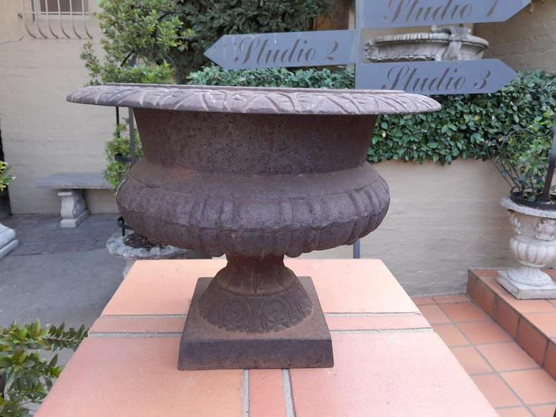An Antique Victorian Cast Iron Jardinière