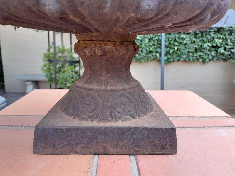 An Antique Victorian Cast Iron Jardinière