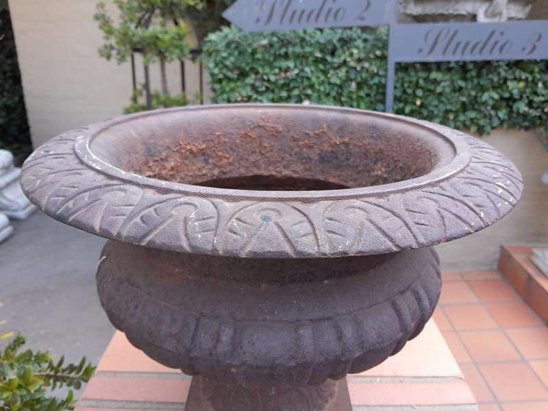 An Antique Victorian Cast Iron Jardinière