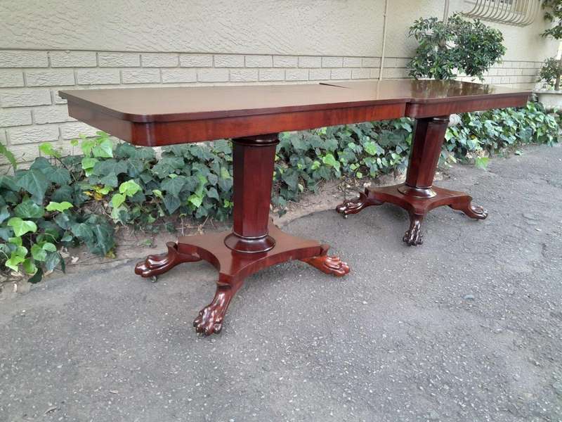 An Antique Pair of William IV Mahogany Console Tables  /  Bedside Tables / Pedestals