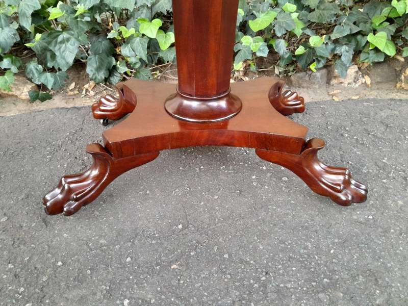 An Antique Pair of William IV Mahogany Console Tables  /  Bedside Tables / Pedestals