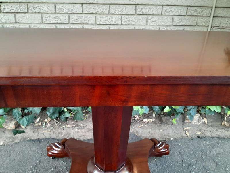 An Antique Pair of William IV Mahogany Console Tables  /  Bedside Tables / Pedestals