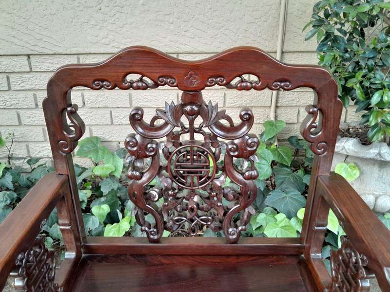 An Antique 19TH Century Pair of Chinese Qing Dynasty Chairs  ND
