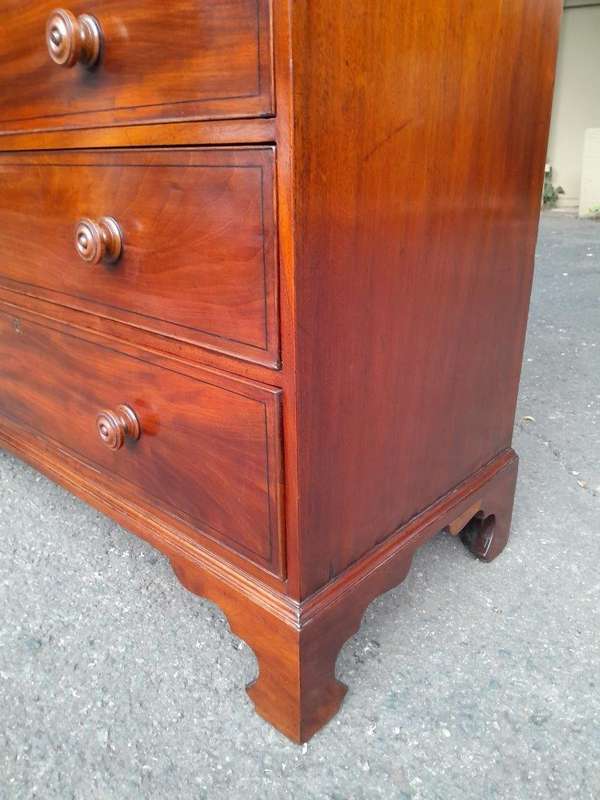 An Early 800s George III Linen Press Cupboard with Patina