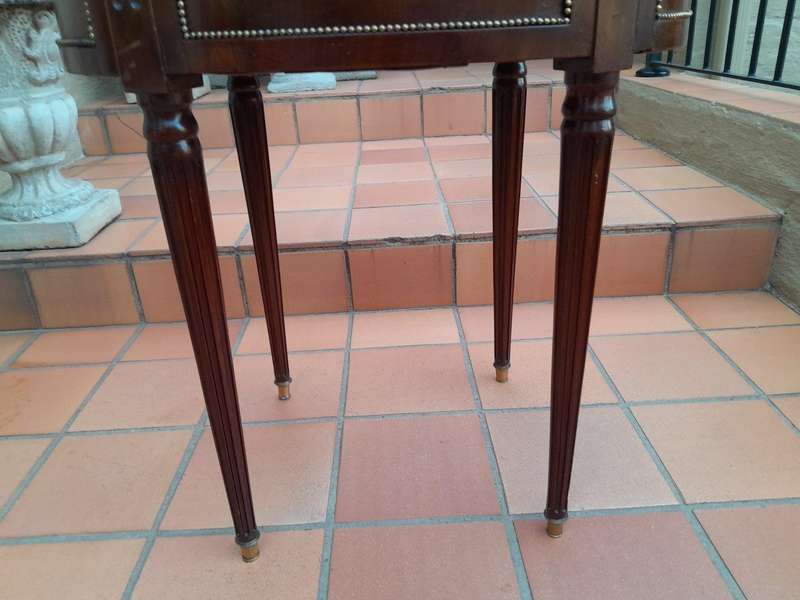 A 20th Century French Mahogany and Gilt Cellarette / wine cooler with Metal Waterproof Inner