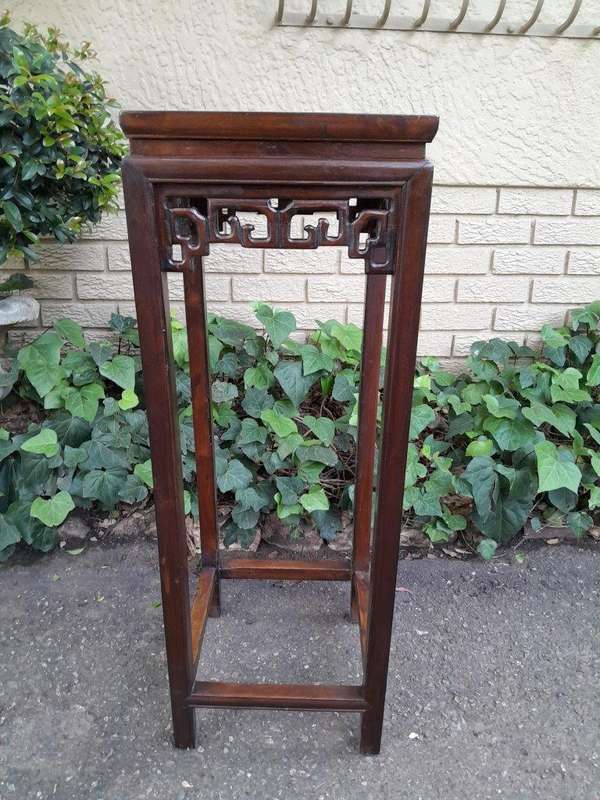A 20TH Century Pair of Chinese Plinths / Display Stands