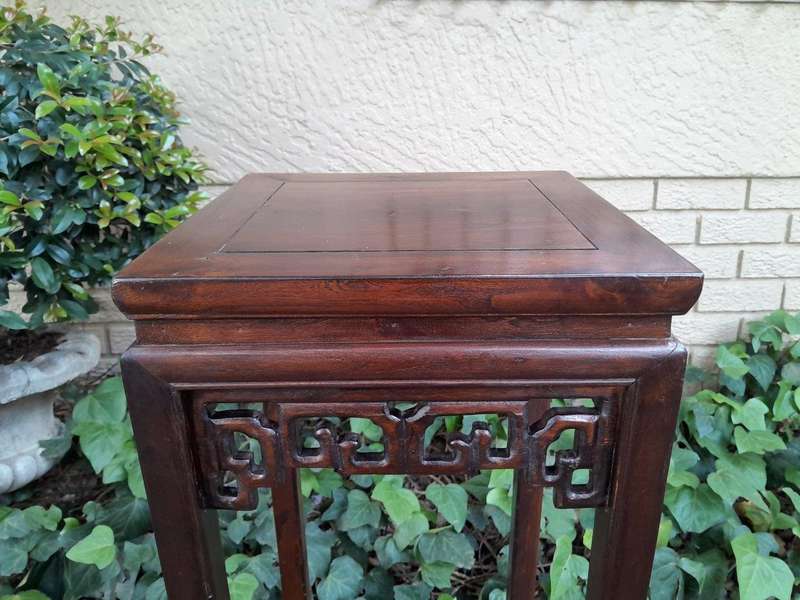 A 20TH Century Pair of Chinese Plinths / Display Stands