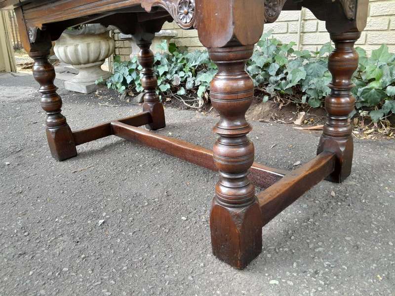 A 20th Century English Oak Refectory Table